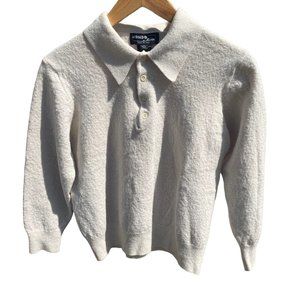 MONDO Di Marco Vintage Men’s Wool Cream collared sweater sz L/52
